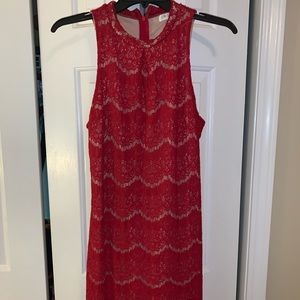 Red Lace Dress